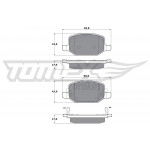 TOMEX Brakes Bremsbelagsatz, Scheibenbremse